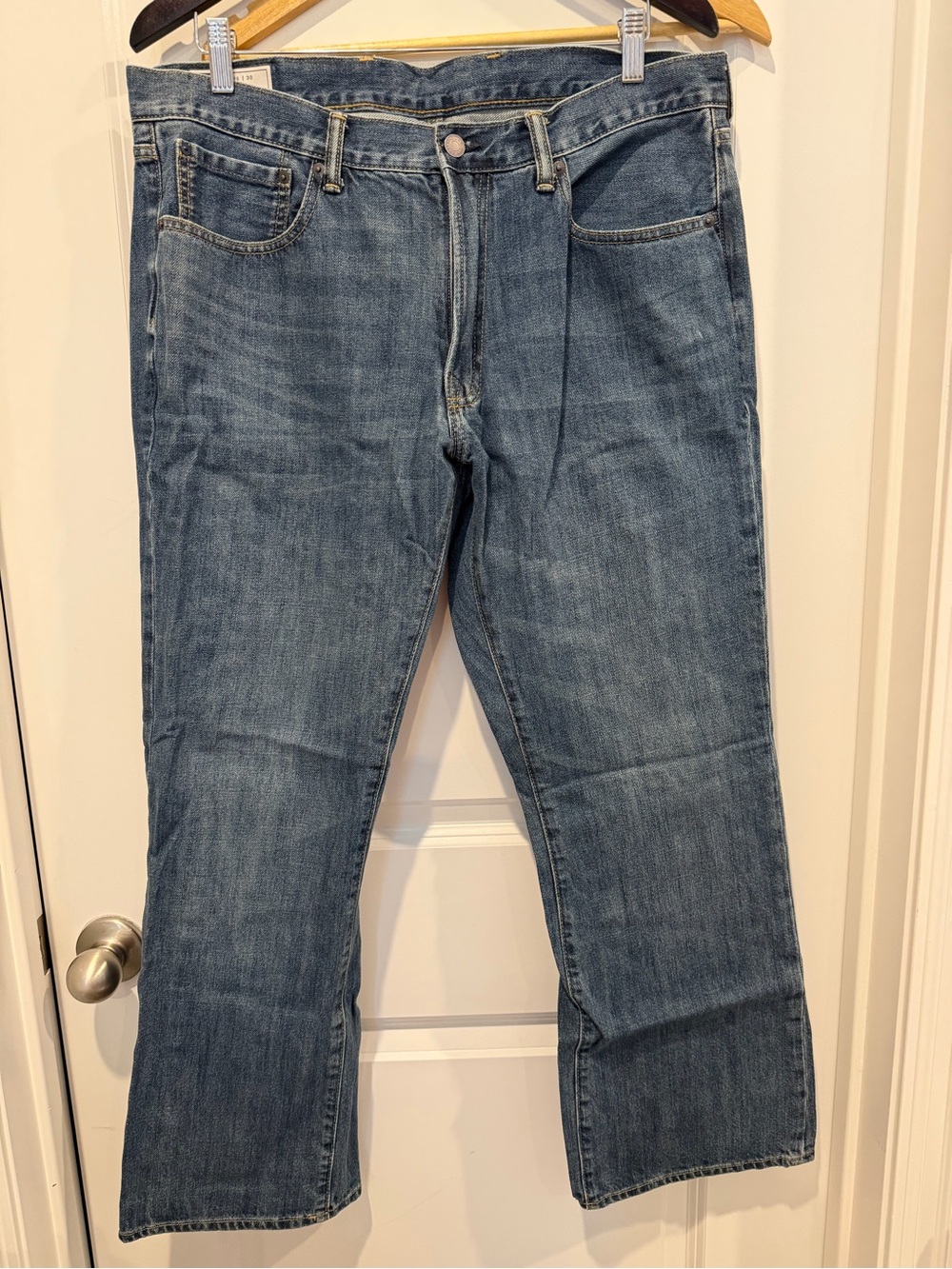 GAP Men's Western Bootcut Medium Wash Denim Jeans